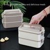 2 Tier Stackable Bento Box 304 Stainless Steel Insulated Lunch