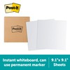 Post-it Flex Write Surface Sheets, 2 Pack, 9.1 x 9.1