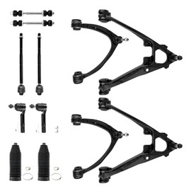 KAX Front Lower Control Arm w/Ball Joint & Sway Bars & Outer Tie Rods Suspension Kit for 2014-2019 Ni-ssan Rogue 2017-2019 Rogue Sport Qashqai K623110 K623111 6pcs