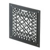 Minuteman International Cast Iron Floor Grate Grille, Black