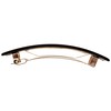 France Luxe Classic Rectangle Barrette - Black