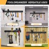 Garden Tool Organizer Wall Mount 48 Inches Yard Tool Rack