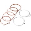 kuou 6 Pack Guitar Strings, Stainless Steel Replacement Steel Strings