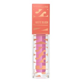 Maybelline Blush mate líquido Sunkisser, 4.7ml, fórmula con Vitamina E, aplicador XL, dura 12H