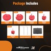 maXpeedingrods 5 Pcs PVC Pipe Reamer Kit with 1 Inch,