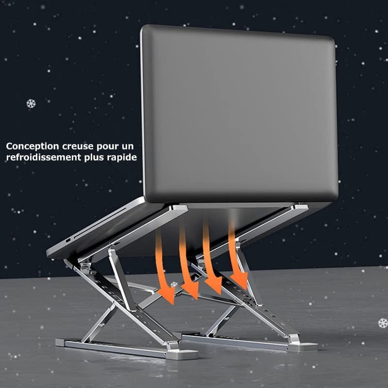 Dogfish Laptop Stand, Ergonomic Laptop Stand, Notebook Stand, Aluminium Alloy,