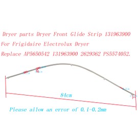 Dryer parts Dryer Front Glide Strip 131963900 For Frigidaire Electrolux Dryer Replace AP5650542 131963900 2629362 PS5574052