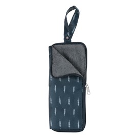 HARFINGTON Wet Umbrellas Bag 3.9" x 9.8" Superfine Fiber Strong Water Absorption Umbrella Case Cover Portable Waterproof Case for Storage Travel Home Outdoor, Navy Blue