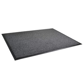 Ultralux Indoor Entrance Mat | 31” x 47” | Polypropylene Fibers and Anti-Slip Vinyl Backed Entry Rug Doormat | Gray | Home or Office Use | Multiple Sizes