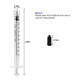 20 Pack 30ml Plastic Syringes with Tube, Luer Lock Syringes with Cap Individually Sealed Pack Measurement and Dispensing Tools for Science Labs Liquid Refilling Craft Pet (30ml)