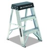 Louisville Ladder 2-Foot Aluminum Step Stool Industrial, 300-Pound Load Capacity,