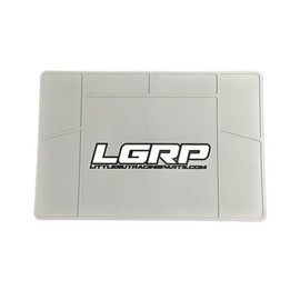 LGRP Rubber Non-Slip Work Mat 1/18 1/24 RC Car SCX18 SCX24, Compatible with Axial, RGT, Element, Enduro, URUAV, Hobby, Craft, Airplane