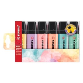 STABILO - Resaltador - BOSS ORIGINAL Pastel - juego de 6 colores pastel