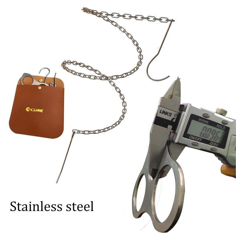 C CLINK Stainless Steel Camping Tripod Board Campfire Support Plate,
