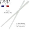 Camila Paris CP3177 French Twist Stick Hair Pin, Set of