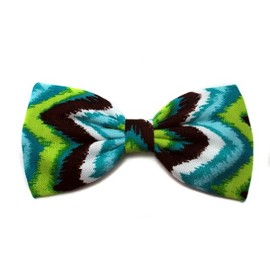 Earth Tone Tribal Chevron Hair Bow (Alligator Clip)