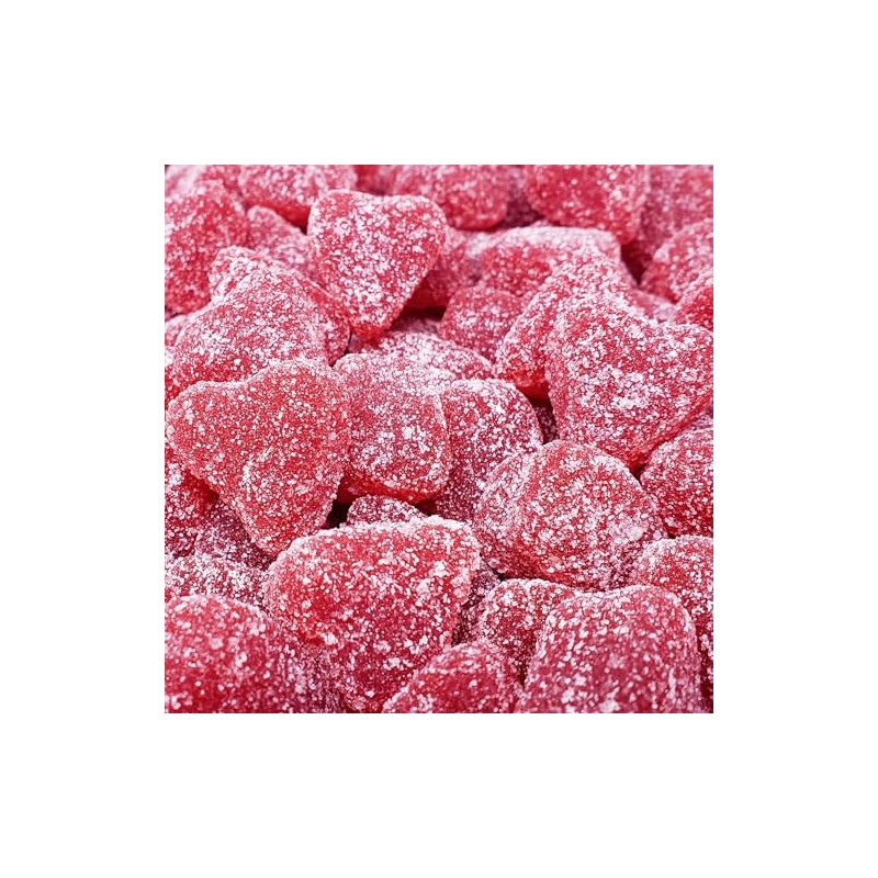Candy Retailer Cinnamon Jelly Hearts 1 Lb