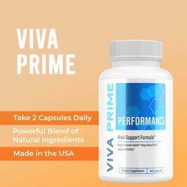 (5 Pack) Viva Prime Performance Capsules, VivaPrime Advanced Pills