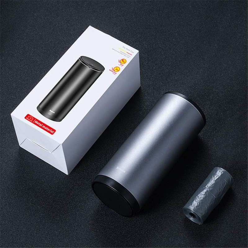 Automotive Car Trash Can Portable Mini Dust Holder Trash Container