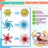 6-Pack Transformable Fidget Spinner Toys for Kids Teens, Travel Activities