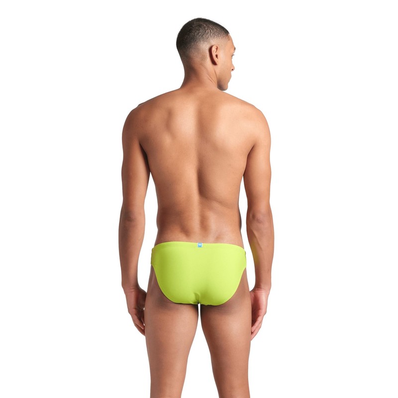 Arena Men's SANTAMARIAS R Brief, Artic Lime-Blue China, 48