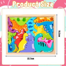 Wooden Puzzle, Molding Puzzle, Shape-matching Puzzle, Educational Toy, For Kids, Brain Training, Montessori Toys, 1, 2, 3, 4 Years Old, Early Development, Shape Recognition, Color Recognition, Brain