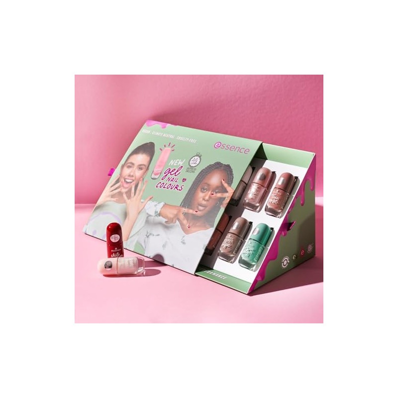 Essence Gel Nail Colour Nail Polish No. 40 Green Long-Lasting