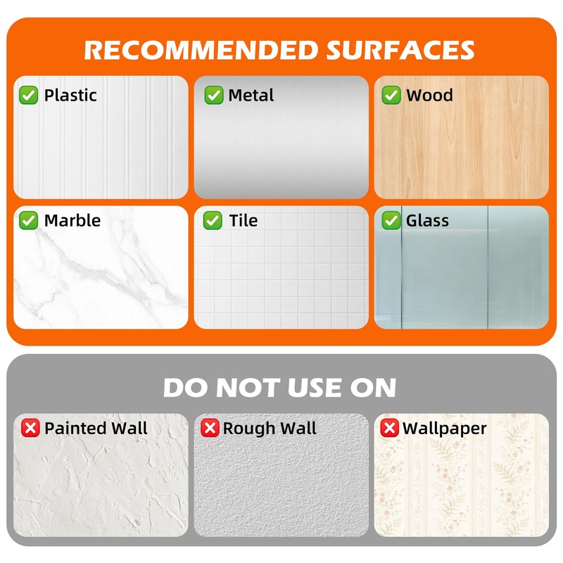 18 Pack Large Adhesive Wall Hooks for Hanging Heavy Duty