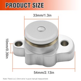 VIKKSAER Oil Pump Block Off Kit, w/Plug Cover O-Ring Bolts and Port Caps, Replacement for Yamaha PW50 PW80 Y-Zinger