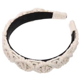 LIFKOME Braid Wide Headband for Women Decorative Rope Hair Accessory for Face Washing Makeup Chic Handmade Design Soft Comfortable Versatile for Various Occasions