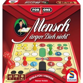 Schmidt Spiele 49470 for One, Mensch ärgere Dich Nicht, dice game
