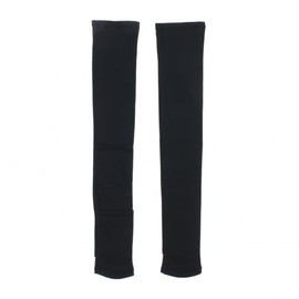 Tigora iCOOL Cooling Wear Arm Cover, UV Arm Cover, Long Handle, Thumb Hole, Watch Hole, Black