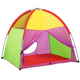 ATDAWN ATDAWN Kids Play Tent, Kids Pop Up Tent, Camping Playground, Indoor/Outdoor Children Playhouse for Boys and Girls, Rainbow Color
