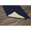 Garland Rug Medallion 3' x 12' Navy Non Slip Polypropylene