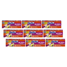 Hefty Slider Bags, Quart, 20 CT(9)