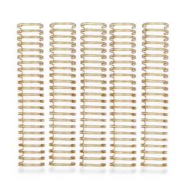 Coolprints Arillo Metalico Paso 2:1 Dorado 1 1/4" de Pulgada Encuadernacion Aro para Engargolar 10pz