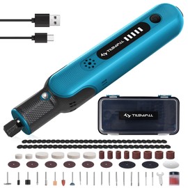 Tilswall Multifunctional Tool 8 V, Rotary Tool 5 Gears, 105 Multifunctional Tool Accessory Set for Drilling, Cutting, Polishing, Grinding (Plastic Box)