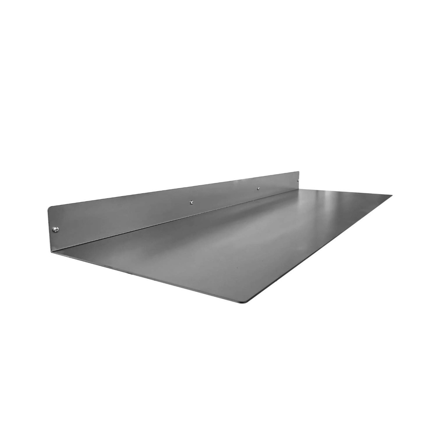 DIY CARTEL Linear Floating Shelf - Forged Raw Blackened Steel ...
