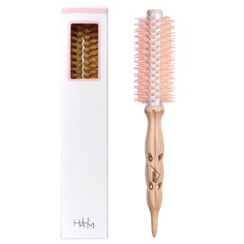 HAUM Roll Brush 3.5 (Pink) Roll Brus Pink Korean Fluffy Volume Hair Soft Hair Pig Hair Hanun Instagram