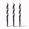 hsawbit Wood Drill Bits, 3pcs x 8mm x 155mm Auger