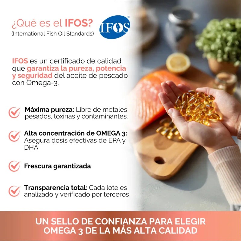 Omega 1300mg Aceite Salmon Oil Ultra Puro Alto Epa Dha