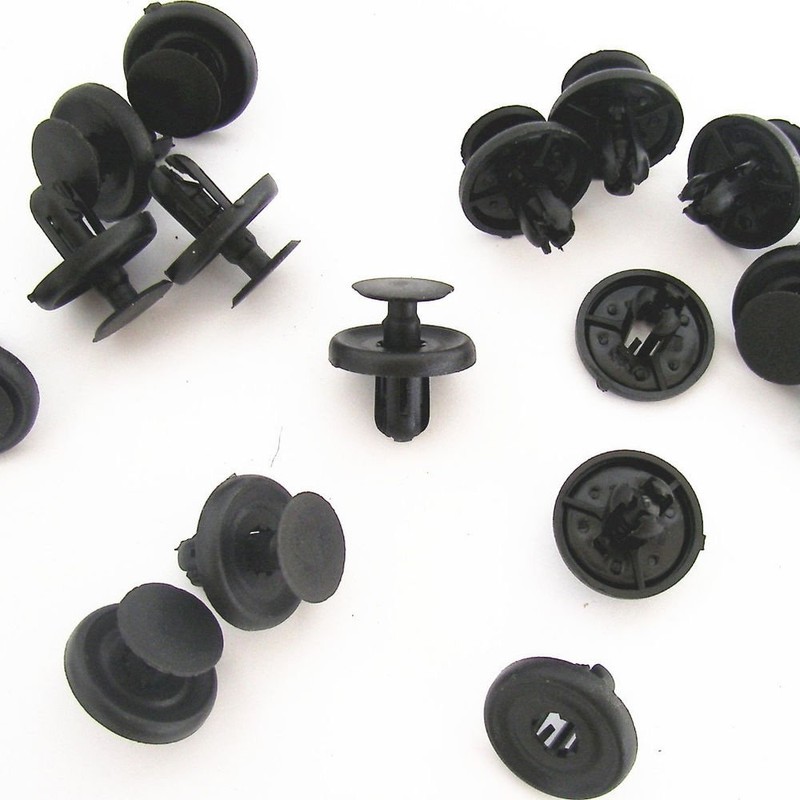 Lantee 50 Pcs Engine Under Cover Push-Type Retainer Car Clips