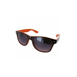 Fashion Eyewear Style Sunglasses, Black-Orange/Grey