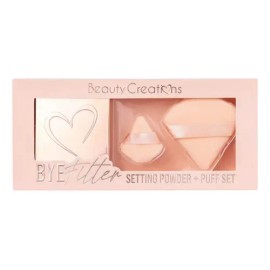 Beauty Creations - Bye Filter - Set Setting Powder Con Puff Tono Translucent dream