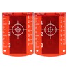 Laser Targets 2 Pack Magnetic Ground Laser Target High Visibility
