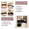 OIAHOMY 4 Pack Storage Baskets for Organizing, Cube Storage Bins