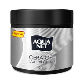 Aqua Net® Cera Gel para cabello Control Canas, fórmula con un ligero toque de color que las oculta de inmediato 90g