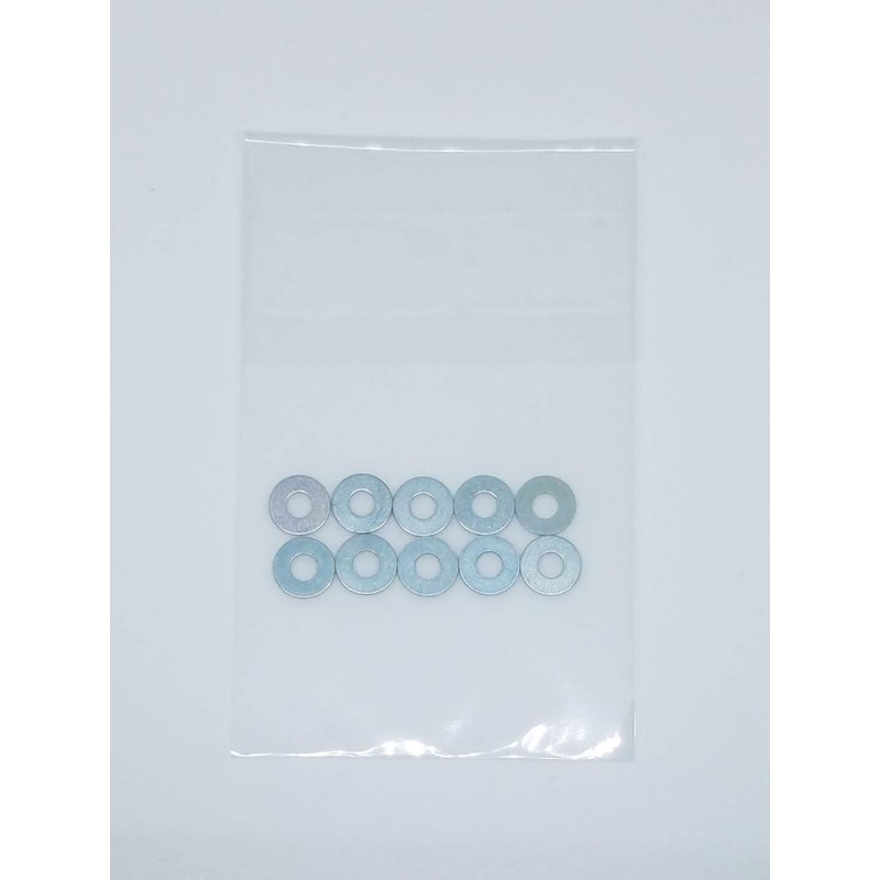 M3 Flat Washers (Flat Washers) Uniqlo Plating, Pack of 10