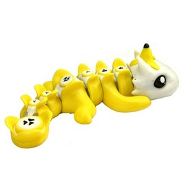 Vantico 3D Printed Banana Dragon Desktop Pet Figurine, Cute Office Desk Decoration, Stress-Relieving Toy, Fun Gift for Friends