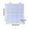 Clear Plastic Jewelry Organizer Box for Beads & Small Accessories